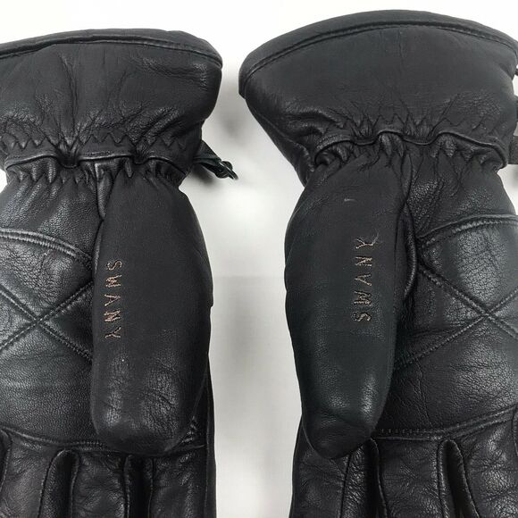 swany leather ski gloves womans xs -s preowned - Picture 2 of 7